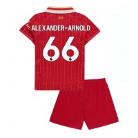 Fotbalové Dres Liverpool Alexander-Arnold #66 Dětské Domácí 2024-25 Krátký Rukáv (+ trenýrky)